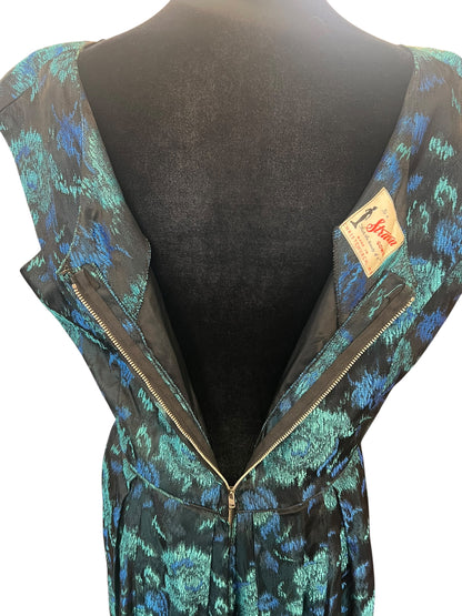 STRAVEN BLUE & GREEN GOWN | 16