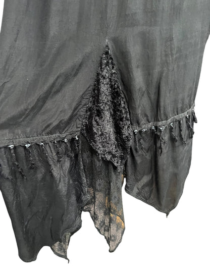MAYA BOHO BLACK COTTON DRESS | 10