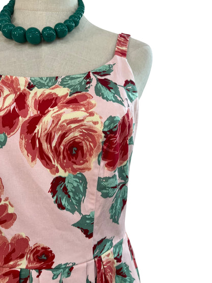 RETROSPECTD FIFI PINK ROSE DRESS | 10