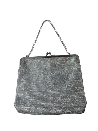 SILVER METALLIC HANDBAG