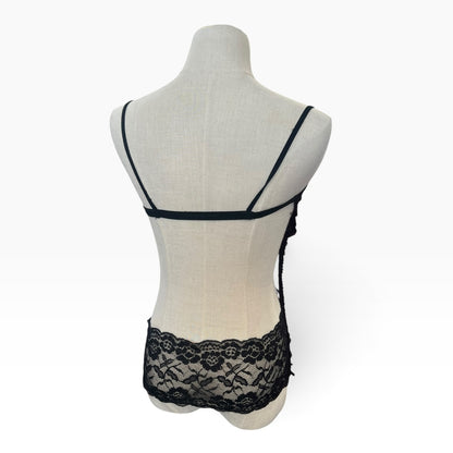 BLACK NYLON TOP | 8