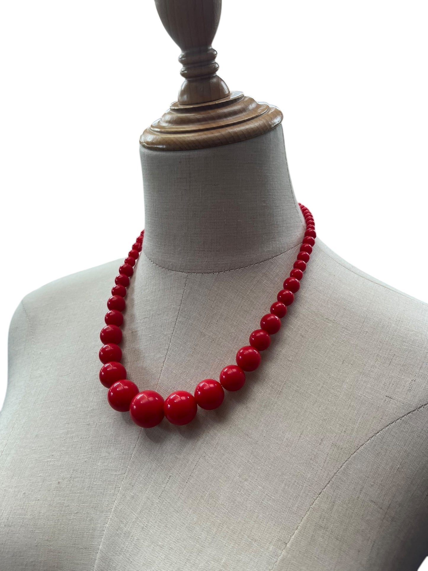 LARGE BUBBLEGUM BEADS