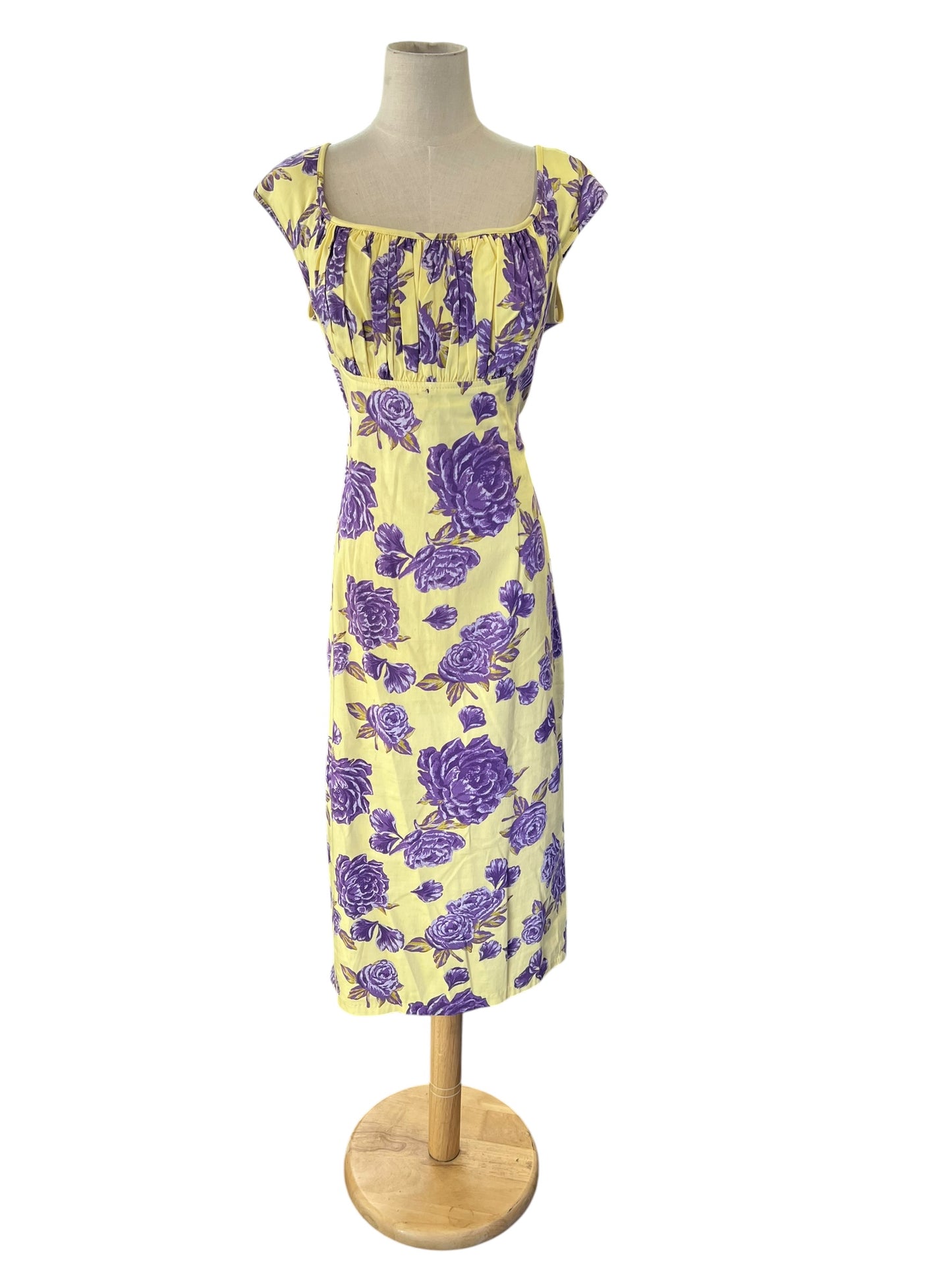 PINUP COUTURE YELLOW ROSE DRESS | XL