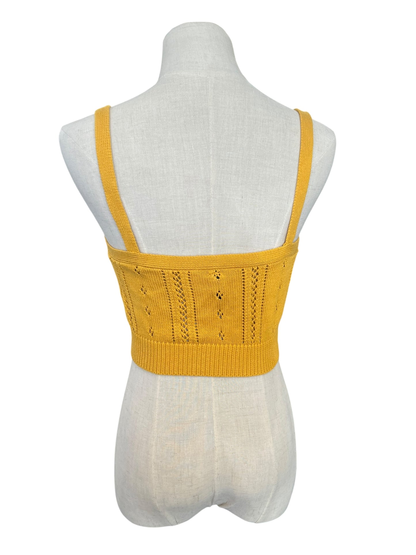 MUSTARD KNIT TOP | 10