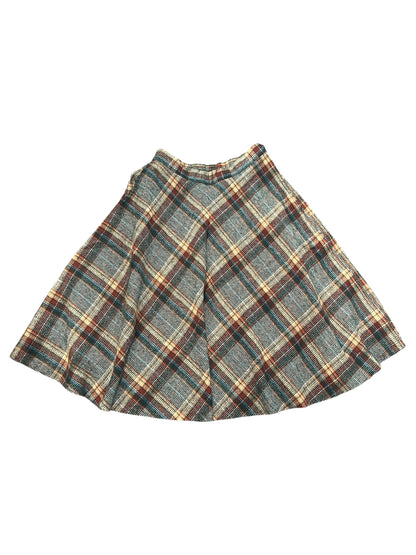 MAISON GEORGES TARTAN SKIRT | 10