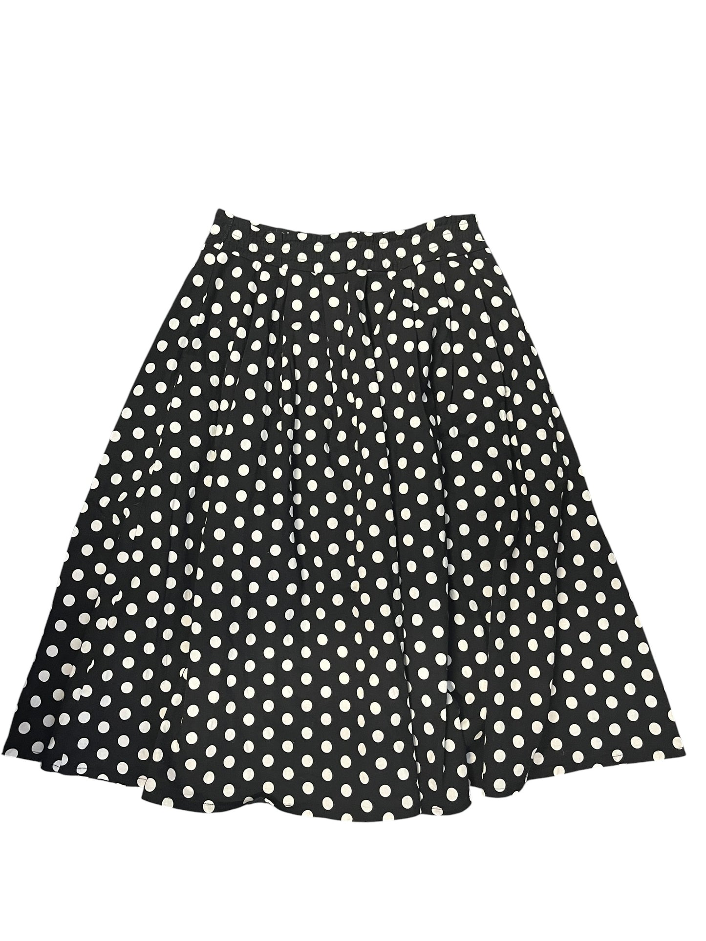 BLACK POLKADOT SKIRT | 6-8