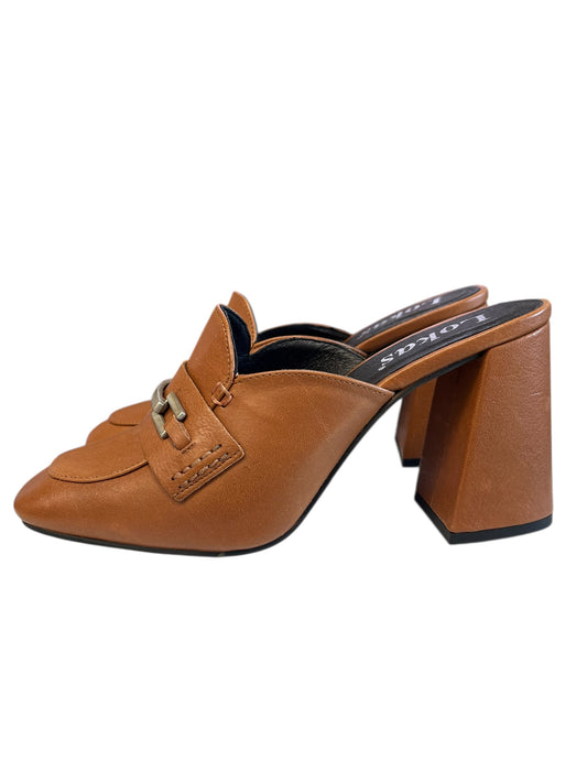 OKAS TAN MULES | 7
