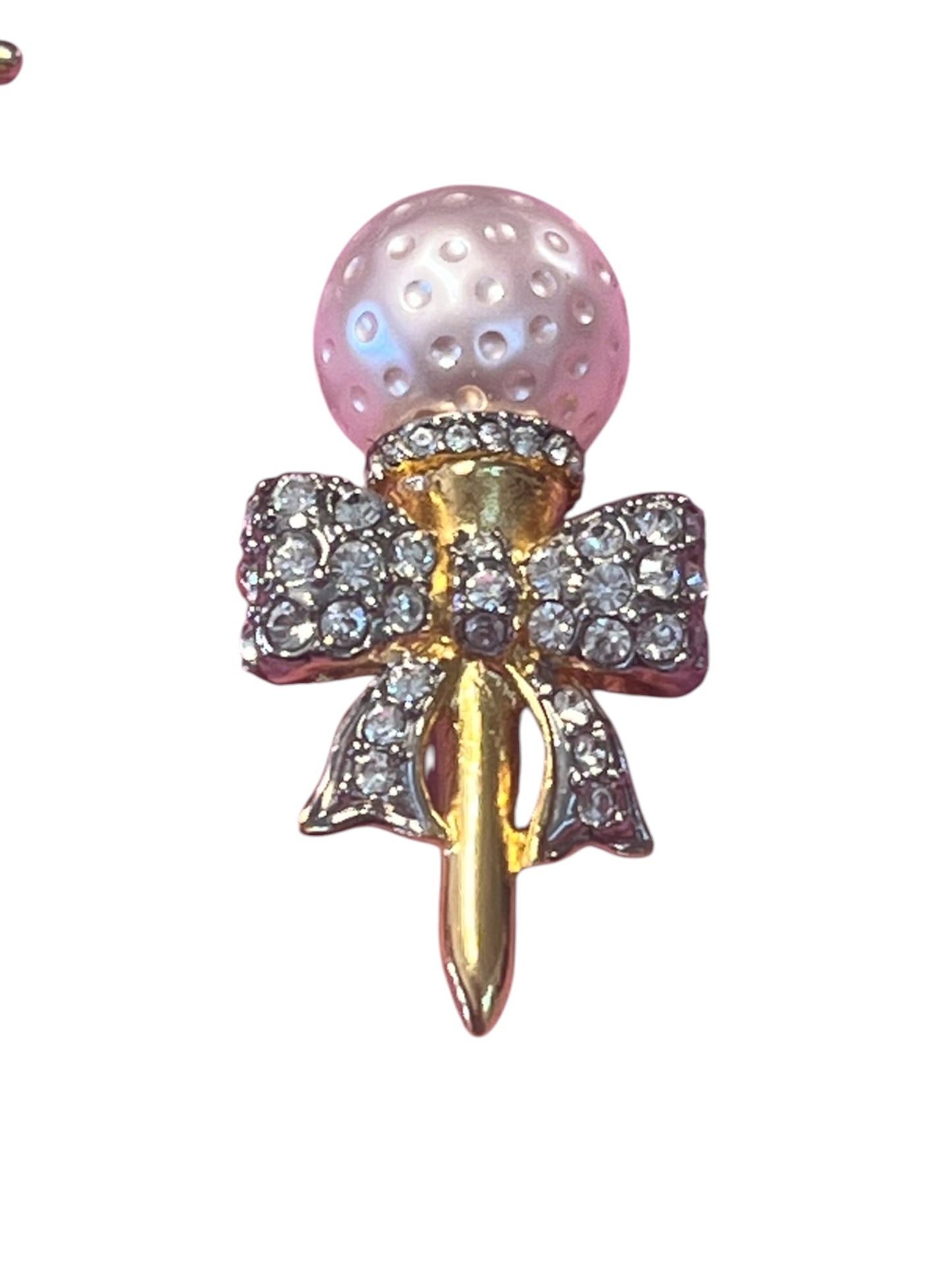 BUTLER GOLF TEE GOLD BROOCH
