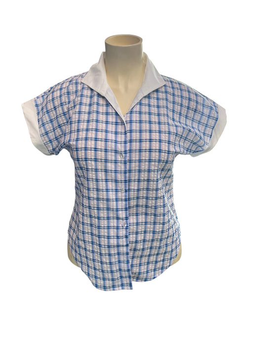 ROCK & ROMANCE BLUE CHECK SHIRT | 14