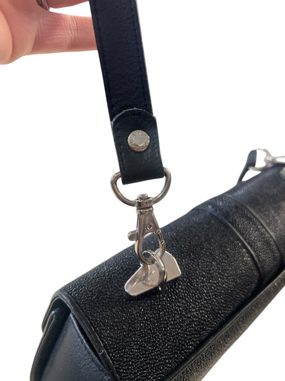 RARE STINGRAY LEATHER SHOULDER BAG