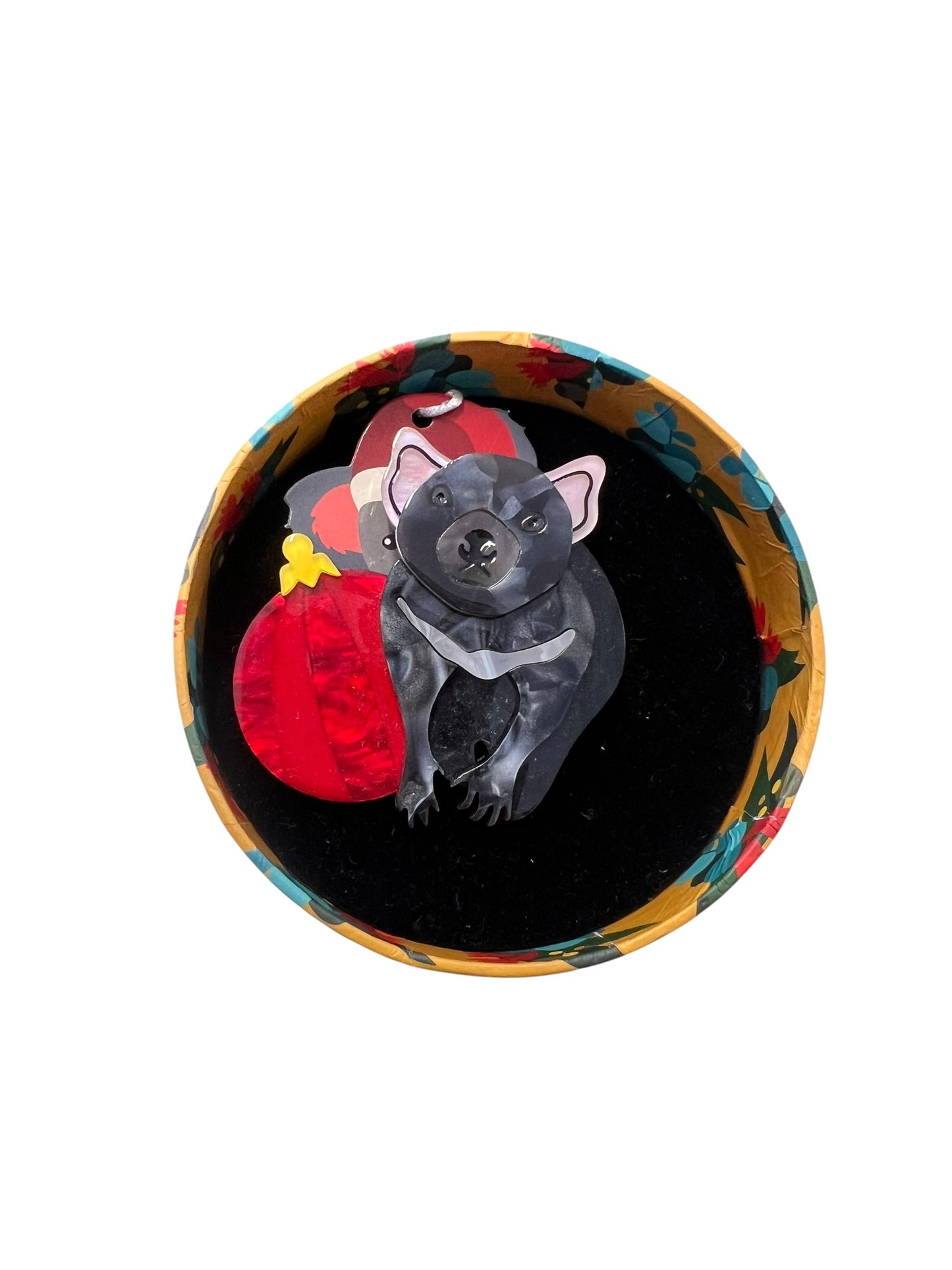 ERSTWILDER - A DEVILISH CHRISTMAS BROOCH