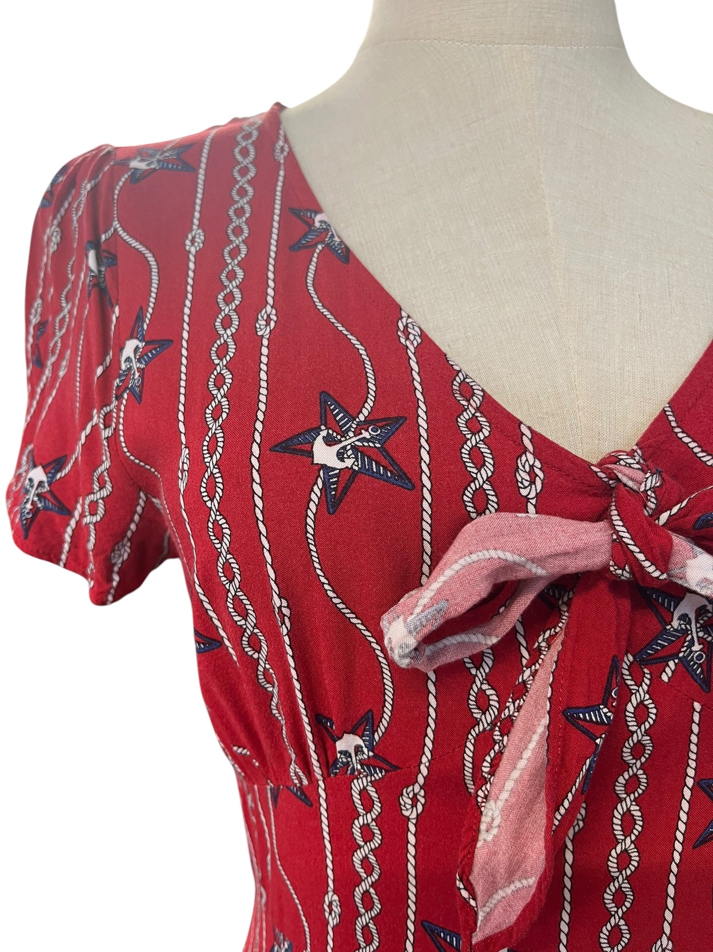 DANGERFIELD RED ANCHOR DRESS | 10