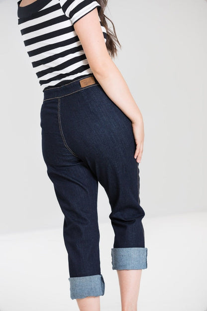 HELL BUNNY BLUE JEANS | 10