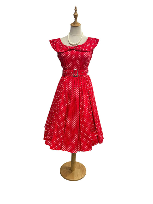 LINDY BOP RED POLKADOT DRESS | 12
