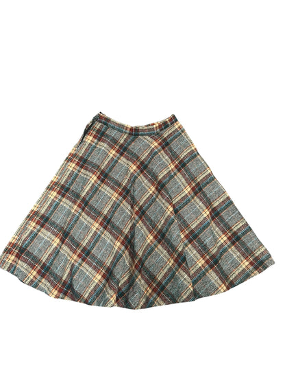 MAISON GEORGES TARTAN SKIRT | 10