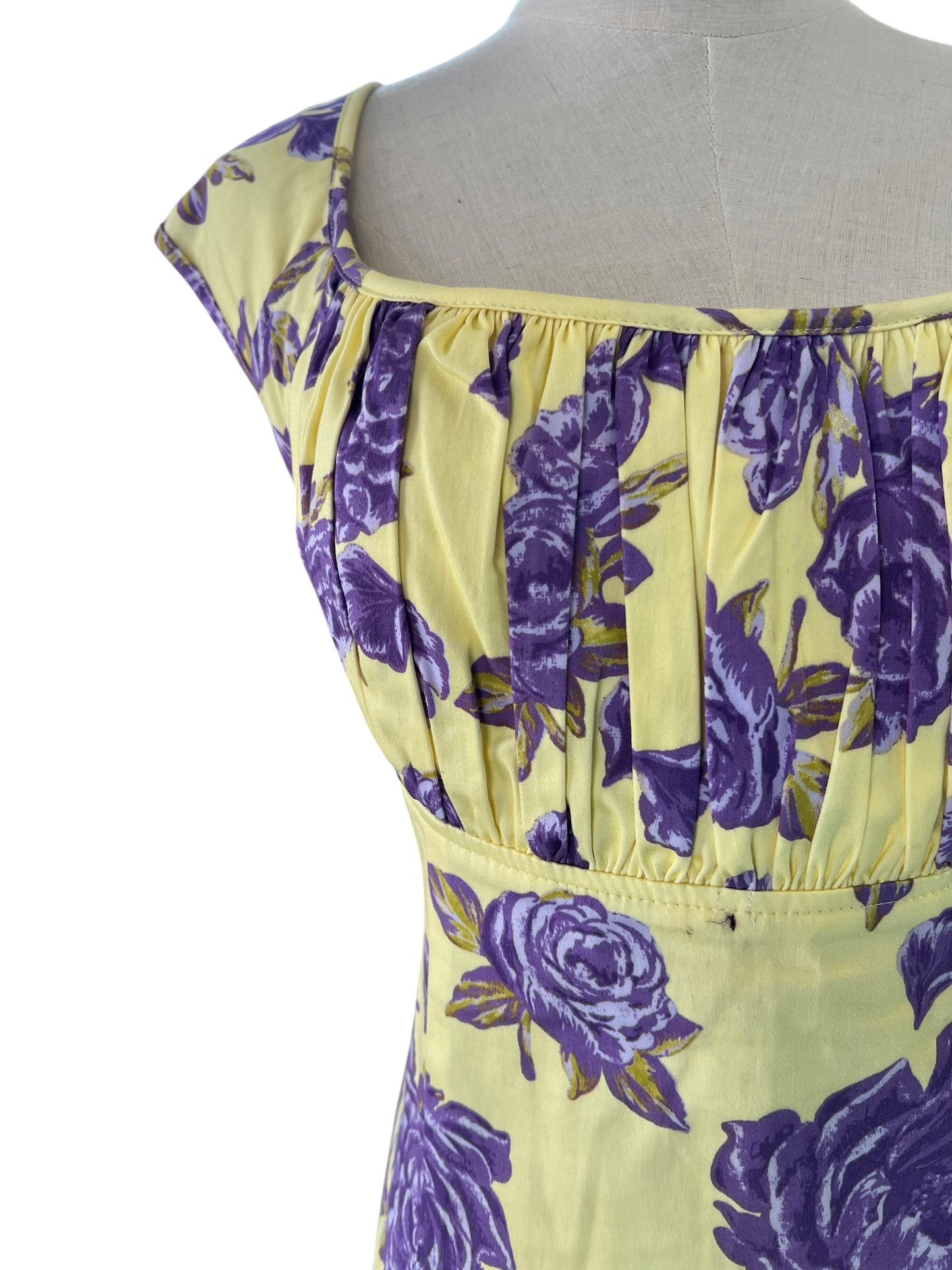 PINUP COUTURE YELLOW ROSE DRESS | XL