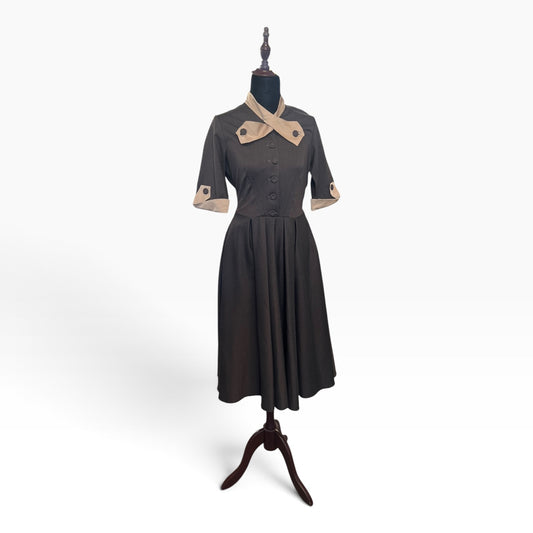 MISS CANDYFLOSS PINSTRIPE DRESS | S/10