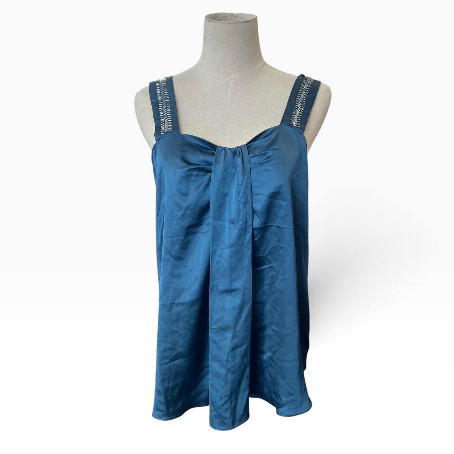 GRACE HILL BEADED SATIN TOP | 12