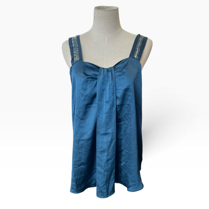 GRACE HILL BEADED SATIN TOP | 12