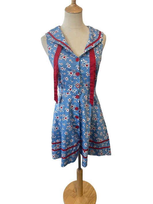 VOODOO VIXEN BLUE DRESS | M