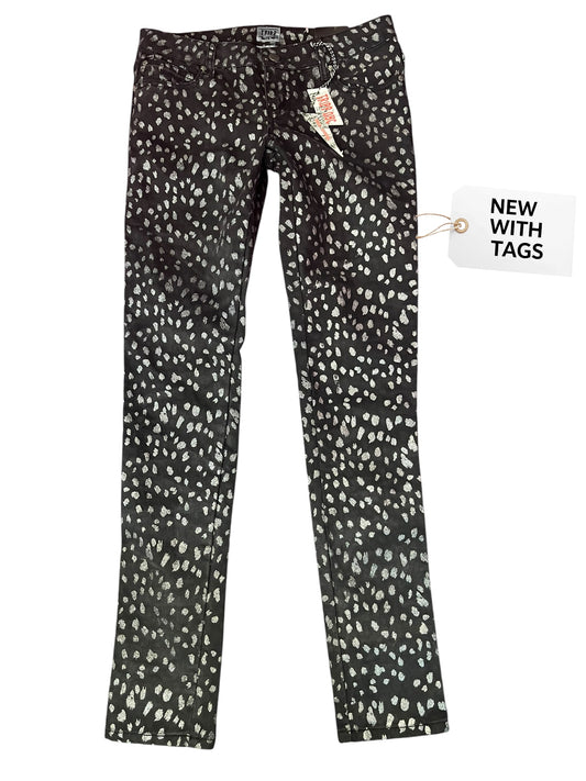 TRIPP NYC BLACK LEOPARD GLITTER SKINNY JEAN | 28
