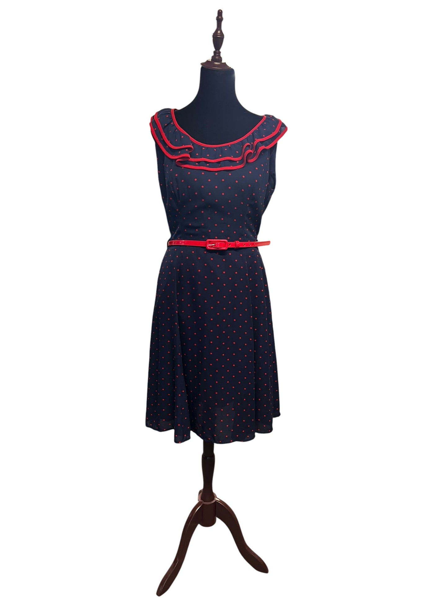 REVIEW RED POLKADOT DRESS | 12