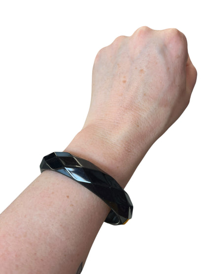 BLACK HEX BANGLE