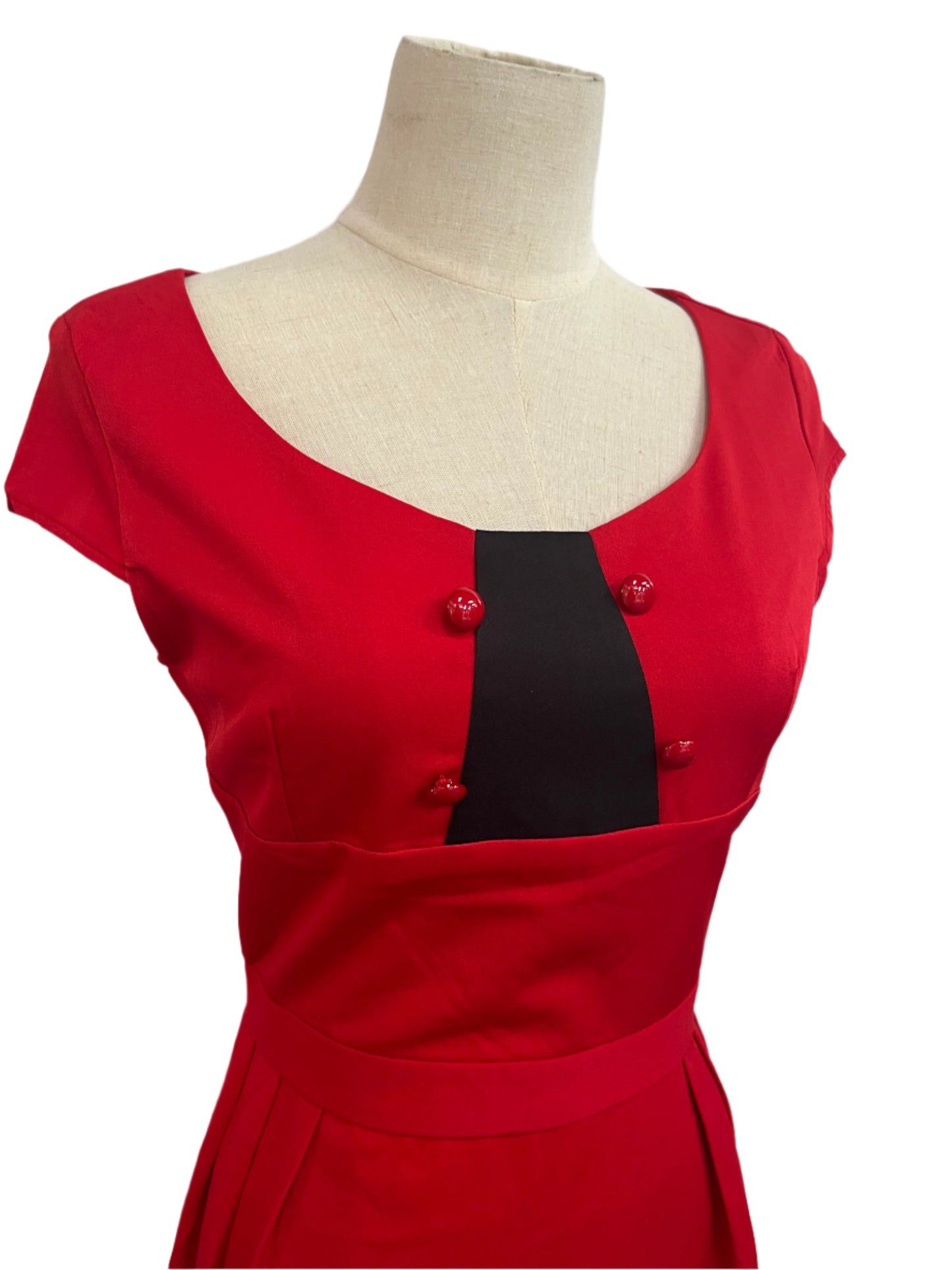 LINDY BOP RED DRESS SZ 10