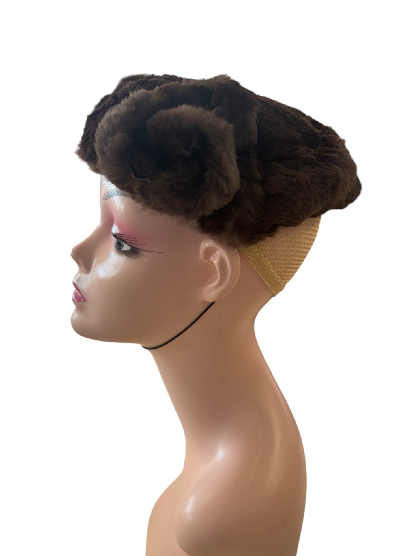 FUR SWIRL HAT