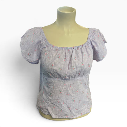 LAVENDER PEASANT TOP | 18