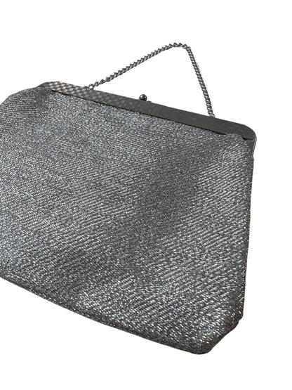 SILVER METALLIC HANDBAG