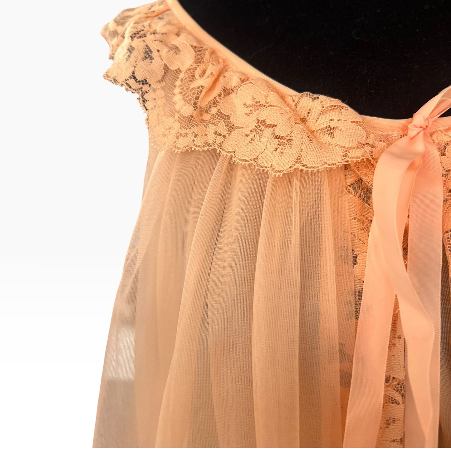 DREAMY APRICOT PEIGNOIR SET | 10/12