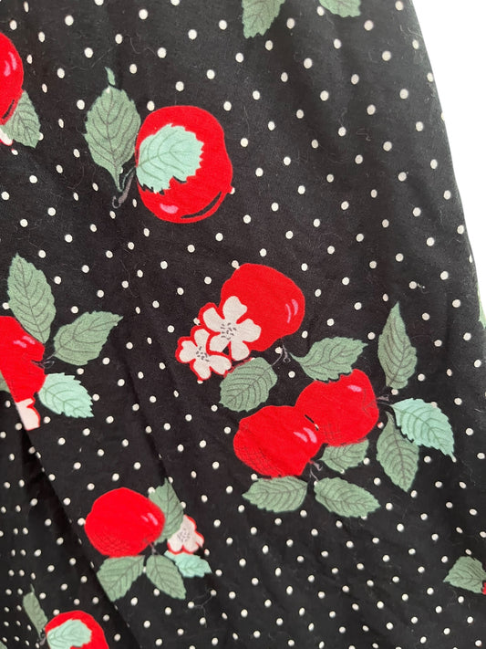 HELLBUNNY CHERRY BLOSSOM SKIRT SZ 18