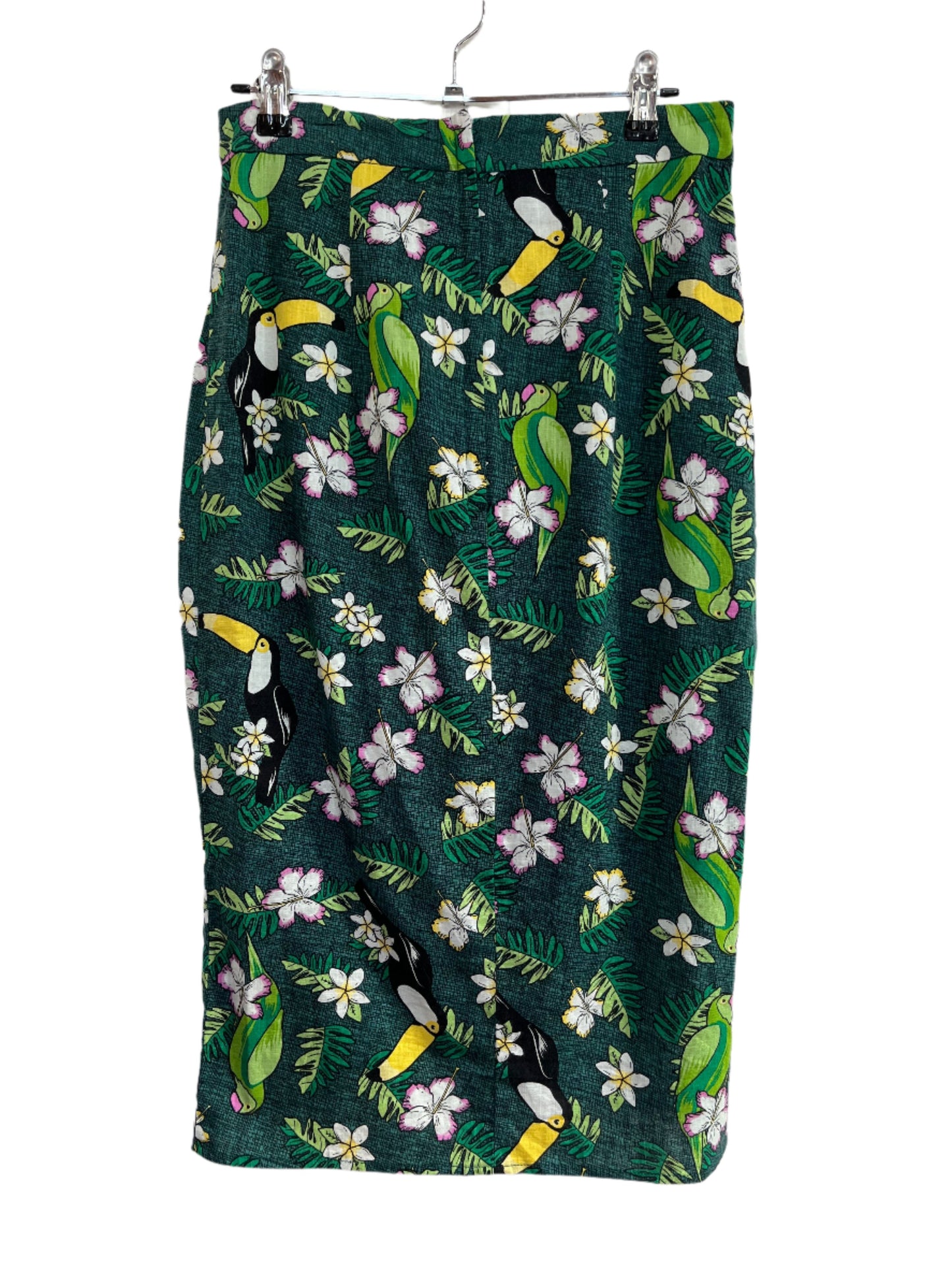 COLLECTIF - TOUCAN TROPICAL SKIRT sz 8