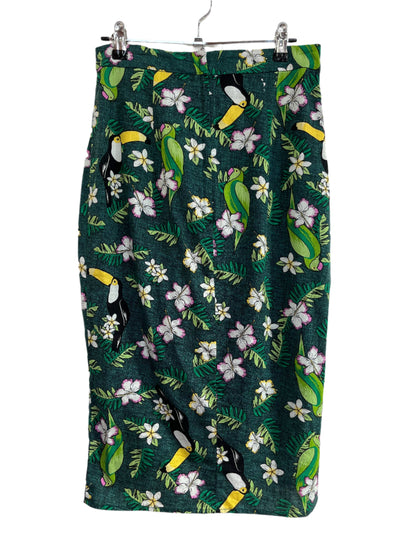 COLLECTIF - TOUCAN TROPICAL SKIRT sz 8