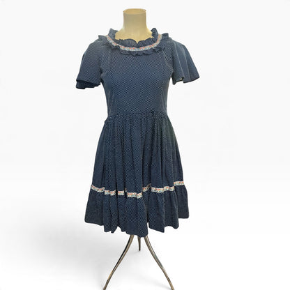 BLUE POLKA DOT DRESS | 16