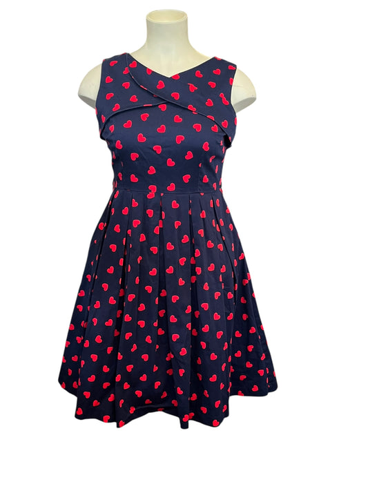 REVIEW NAVY HEART DRESS | 14
