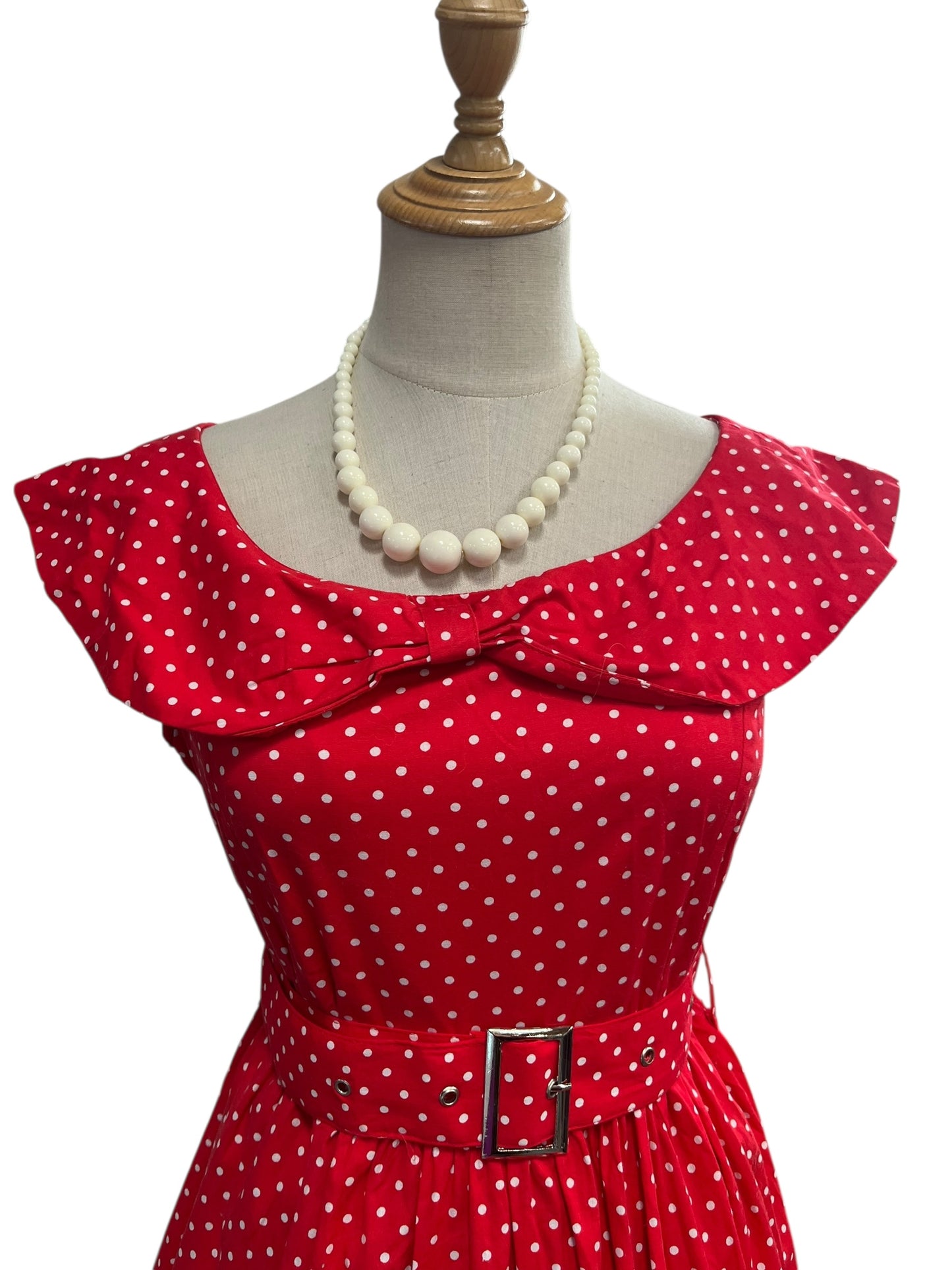 LINDY BOP RED POLKADOT DRESS | 12