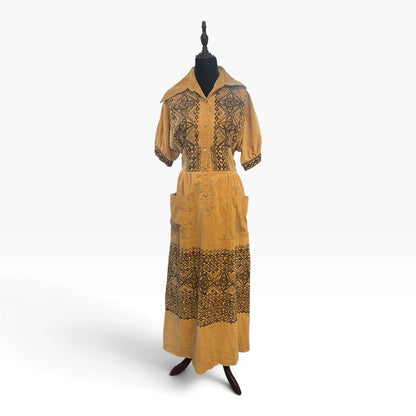 FANNY BUSS HANDPRINTED DRESS | 12/14