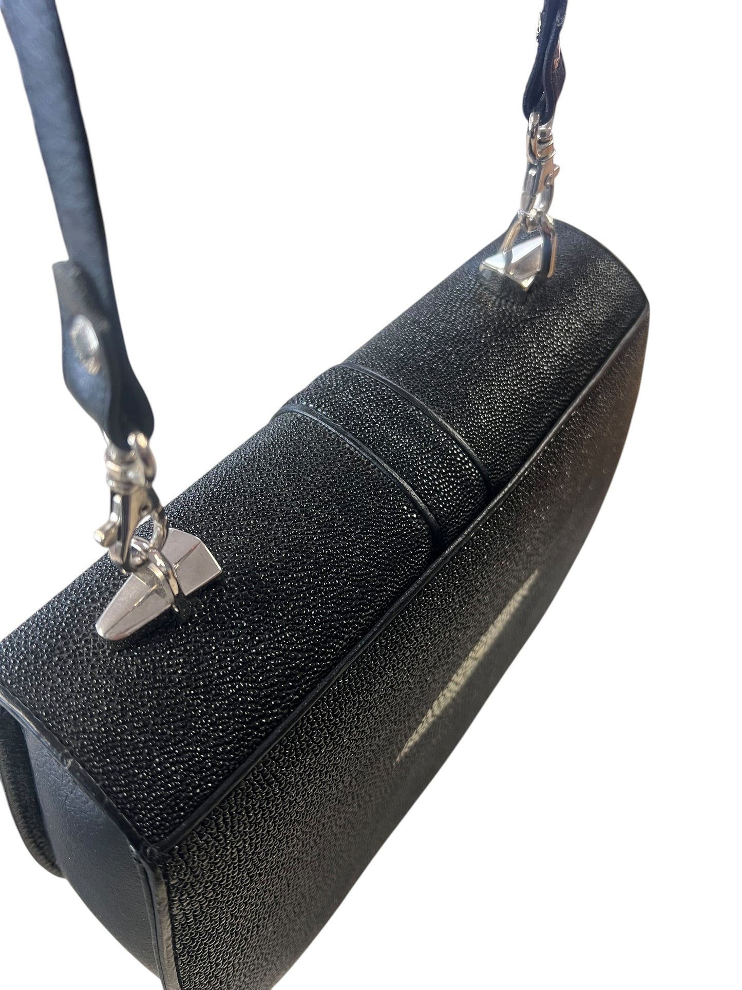 RARE STINGRAY LEATHER SHOULDER BAG