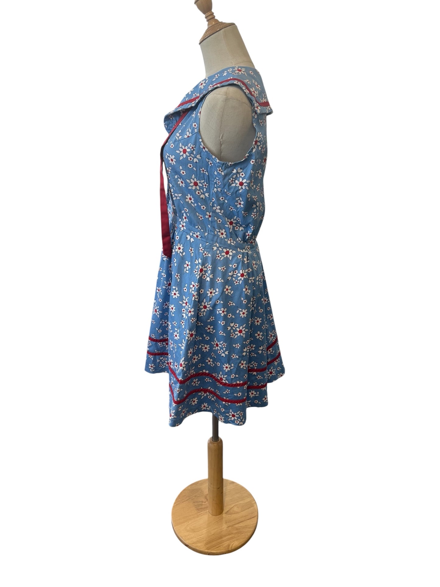 VOODOO VIXEN BLUE DRESS | M