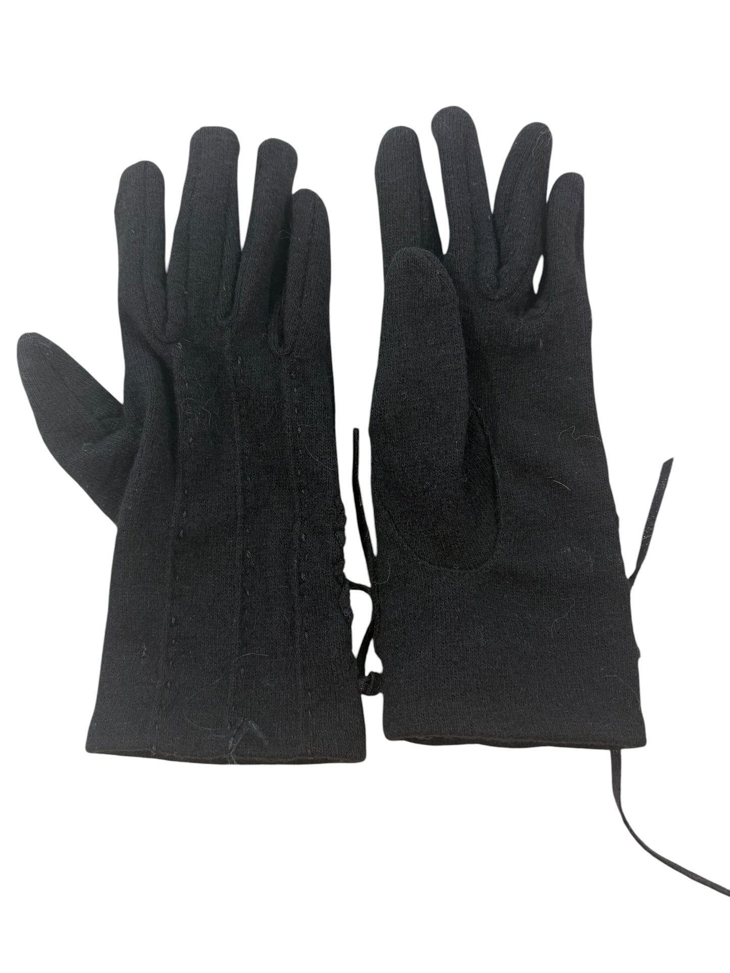 WOOL WRISTLET EMBELLISHED GLOVES