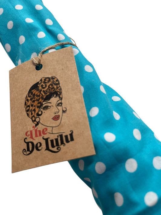 TURQUOISE POLKADOT DELULU