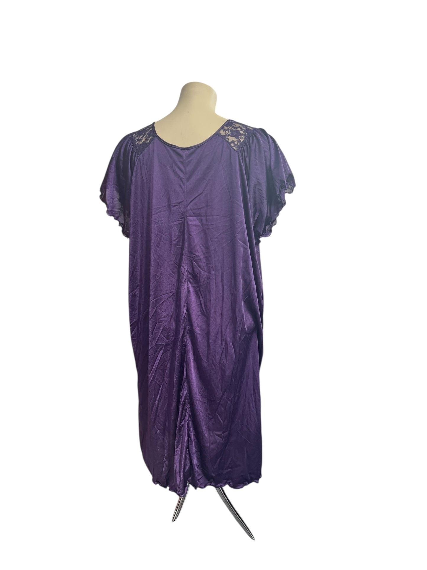 PURPLE SATIN NIGHTIE | 24