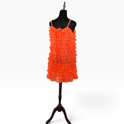 APRICOT TEIRED NYLON | 12