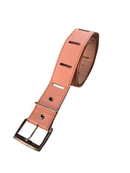 JULIANNA PEACH LEATHER BELT M