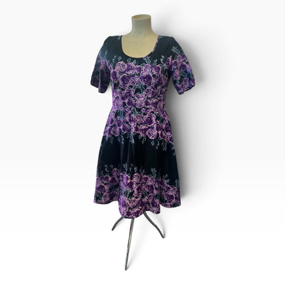 LADY VINTAGE PURPLE DRESS | 20