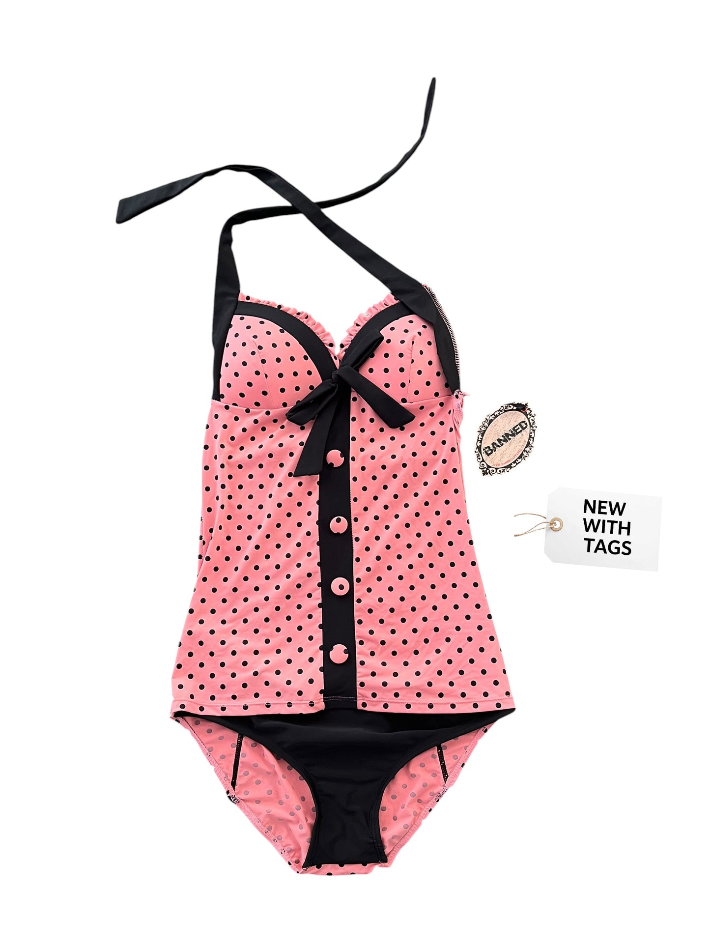 BANNED PINK POLKADOT TOGS | S