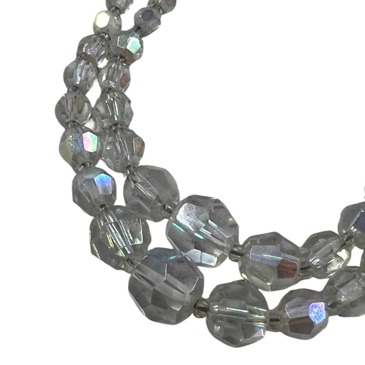 BORELIS DOUBLE CRYSTAL NECKLACE