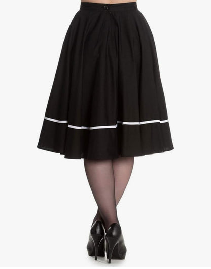 HELLBUNNY SPIDERWEB SKIRT SZ 10